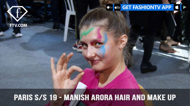 Paris Fashion Week Spring/Summer 2019 - Manish Arora Hair and Make Up | FashionTV | FTV