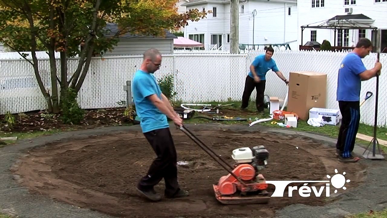 Installation piscine hors terre