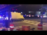 Police in Pursuit of Armored Military Vehicle in Virginia