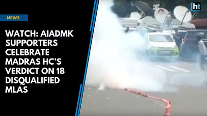 Download Video: Watch: AIADMK supporters celebrate Madras HC’s verdict on 18 disqualified MLAs