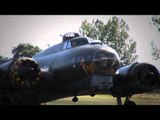 B17 Flying Fortress Landing at Goodwood 2011
