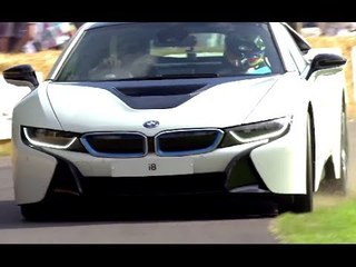 BMW i8 EXCLUSIVE first UK drive !!! | Festival of Speed 2014