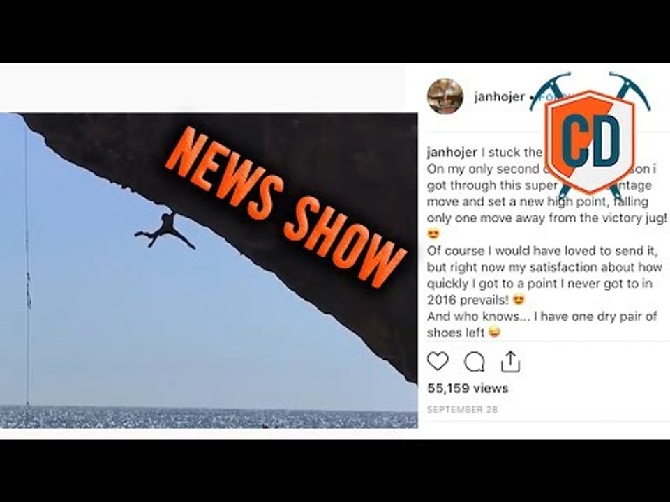 Huge Dyno High Above The Sea...Es Pontas Gets Repeated | Climbing Daily Ep.1269
