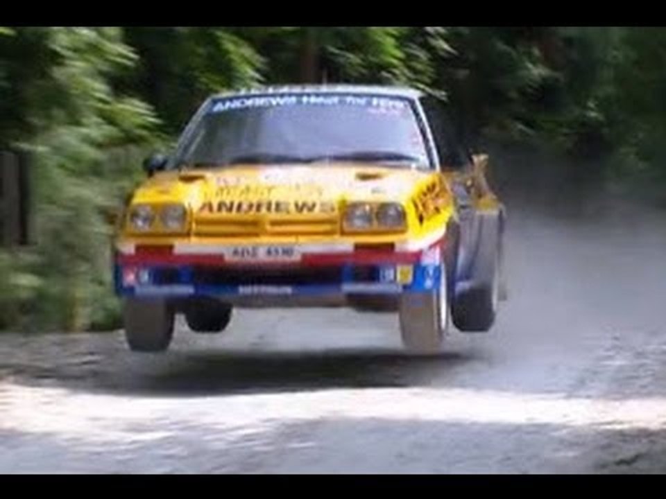 British Champion Russell Brooks in his Opel Manta 400 - Goodwood Festival of Speed 2013