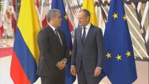 Duque muestra en la UE su compromiso con la paz y con refugiados venezolanos