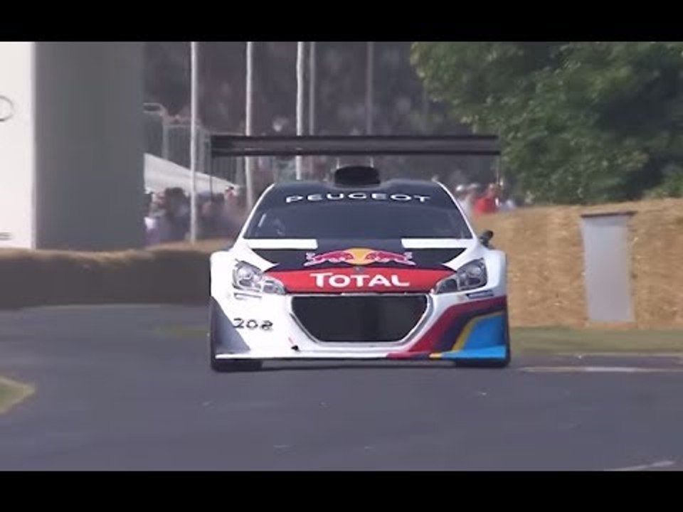 Sebastien Loeb Peugeot 208 T16 Pikes Peak hillclimb Run | Festival of Speed