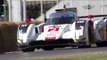 Le Mans winner hillclimb - Audi R18 e-Tron and Lotterer at Festival of Speed