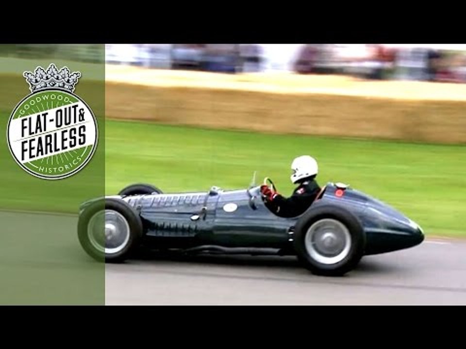 Screaming BRM V16 at Festival of Speed 2014