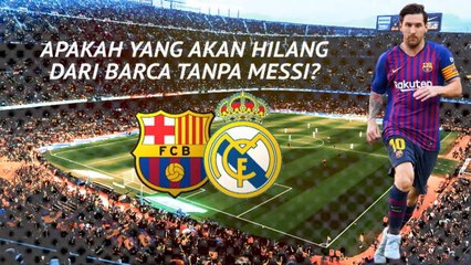 Kehilangan Messi - Bagaima Kans Barcelona Di El Clasico?