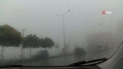 Mardin’de sağanak ve sis etkili oldu