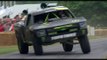 BJ Baldwin gets seriously sideways in his Chevy truck.