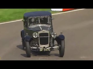 Incredible 1928 'Owlett' classic car tears round chicane at Goodwood