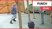 Shocking CCTV shows thug repeatedly punch pub goer | SWNS TV
