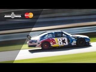 Mighty 800bhp NASCAR Burns Rubber