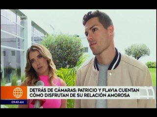 Detras de Camaras - Patricio y Flavia cuentan como disfrutan de su relacion Amorosa