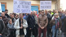 200 salariés manifestent devant la présidence de l’université Rennes 1