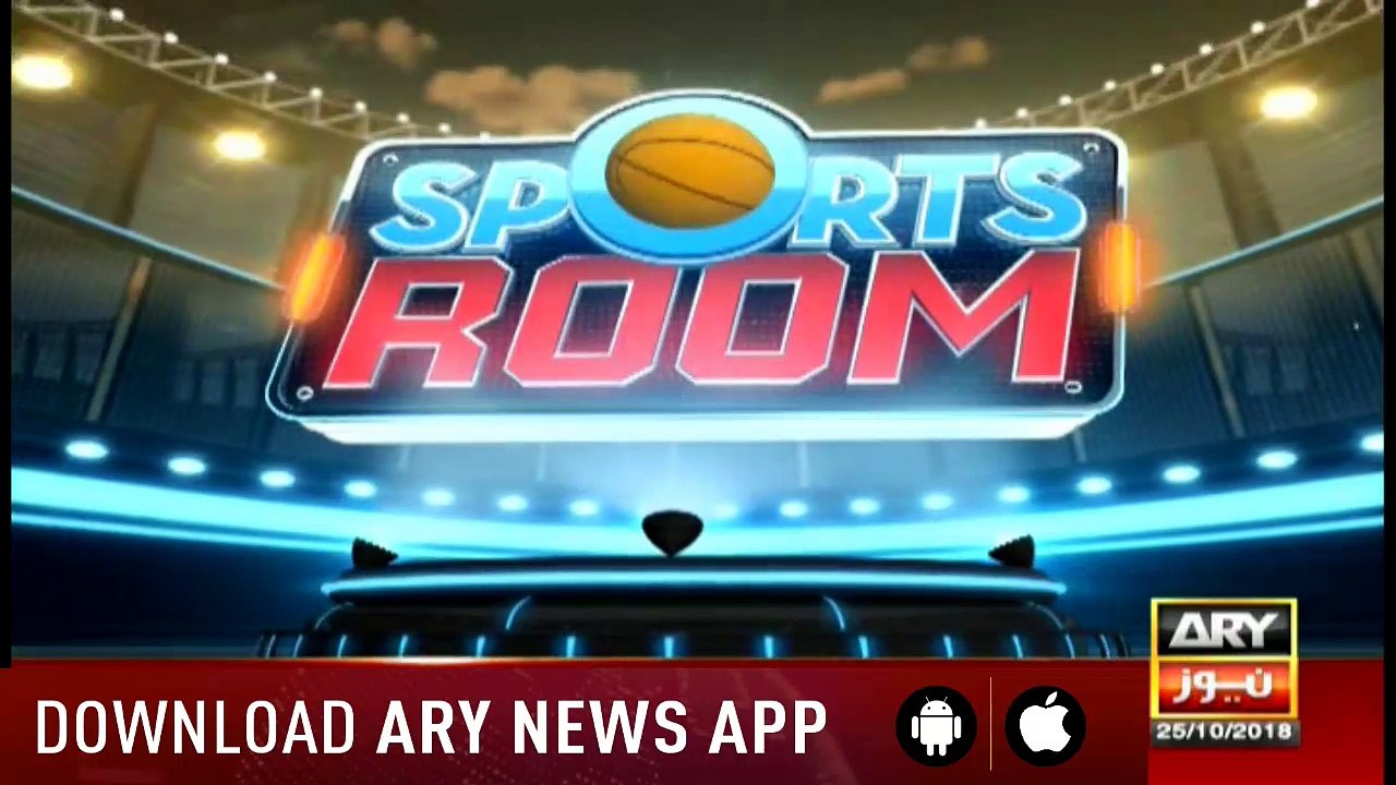 Sports Room | Najeeb-ul-Husnain | ARYNews | 25 October 2018