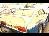 On-board with world's coolest Capri! Ford racing legend at Festival of Speed