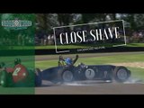 Ferguson-Climax spins between Maserati & Ferrari at Revival
