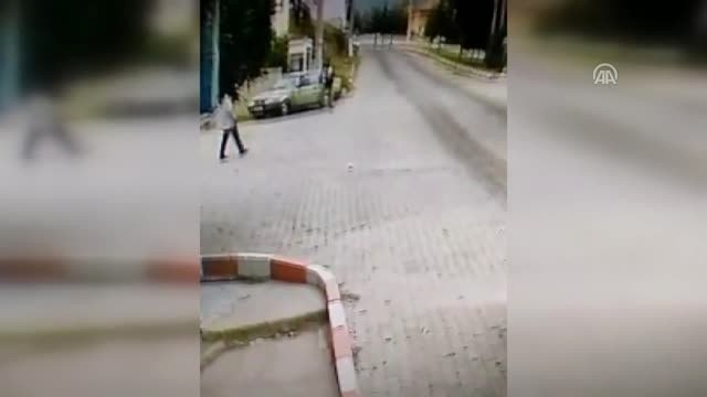 Demir Sopayla Dayak Güvenlik Kamerasında