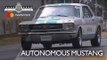 Mustang the first autonomous classic car to conquer Goodwood hill