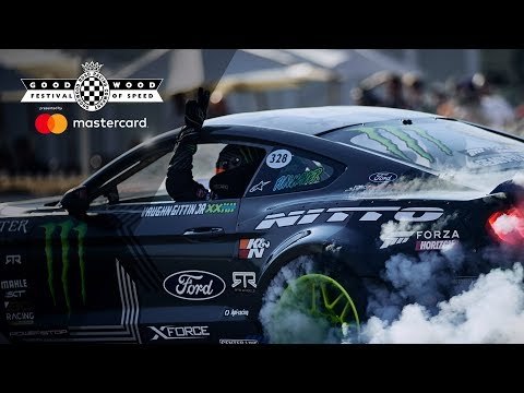 Vaughn Gittin Jr's awesome Mustang drift
