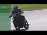 Troy Corser's incredible riding style on 89-year-old bike