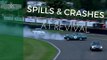 Aston Martin DB4 GT and Jaguar E-Type crash at Revival