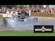 Ken Block burns tyres of Hoonicorn Mustang at Festival of Speed 2015!