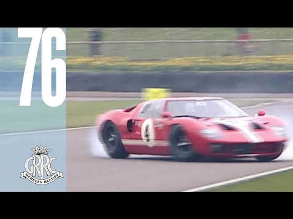 Insane GT40s and Daytona Coupes go overtaking and spinning