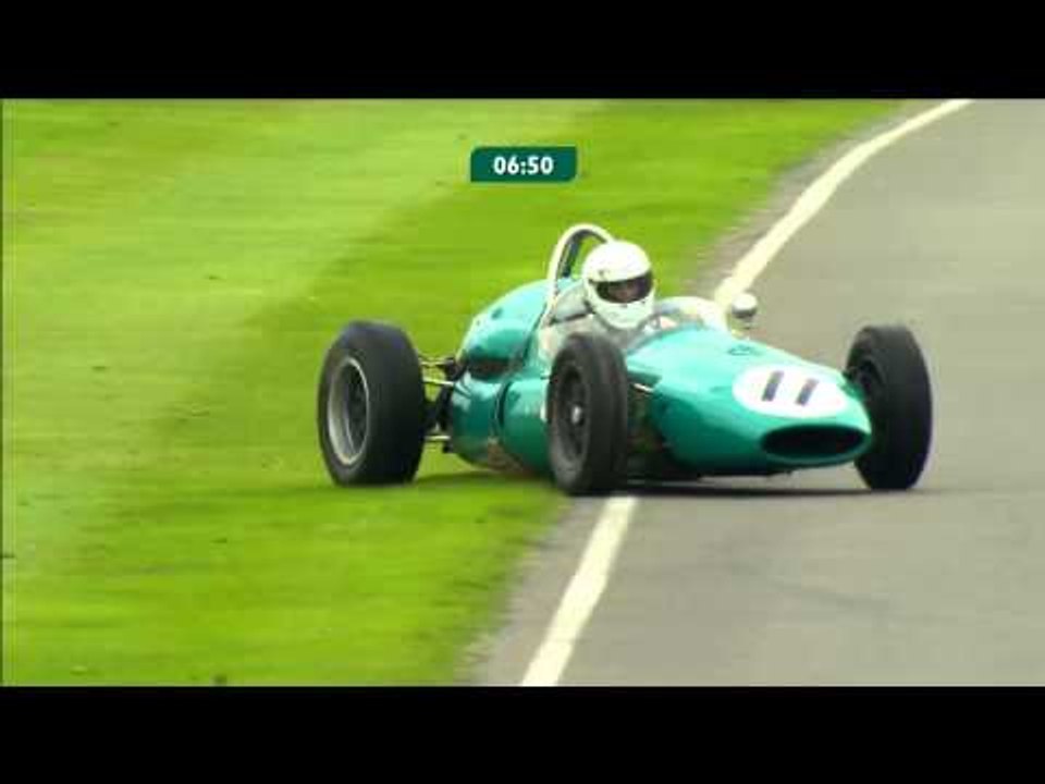 Cooper Maserati turned into Combine harvester at Goodwood Revival