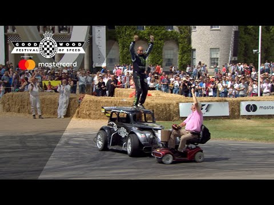 Mobility Scooter v Stunt Car?!