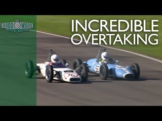 Awesome overtake leads to wild spin at Revival