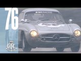 David Coulthard's snowy Gullwing racing