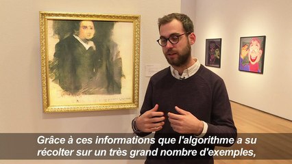 Un portrait créé par algorithme en vente chez Christie's