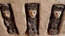 Archaeologists Uncover Creepy Masked Statues In Ancient Abandoned City