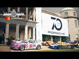 Full celebration of Porsche's 70th anniversary at FOS
