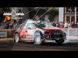 Mads Ostberg flies up the track at FOS