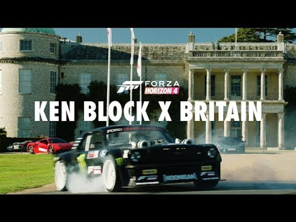 Ken Block tears up Goodwood with Forza Horizon. 4