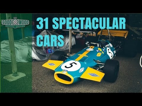 31 spectacular cars driven by legendary driver Jack Brabham