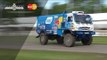 20,000lb Kamaz Dakar truck goes completely sideways
