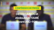 Diego Carlos et Abdoulaye Touré avant Amiens SC - FC Nantes