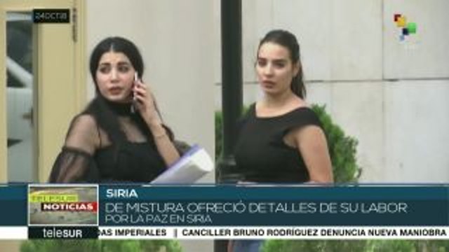 Staffan de Mistura se reúne con autoridades sirias