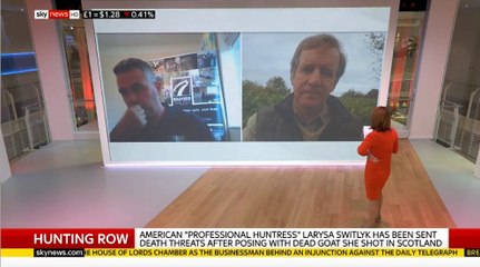 Sky News 25Oct18 - trophy hunting