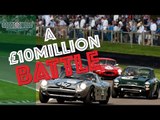 E-Types and Bizzarrini battle and crash at Goodwood Revival!