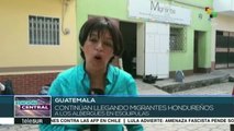Unos cien hondureños intentan alcanzar a la Caravana Migrante