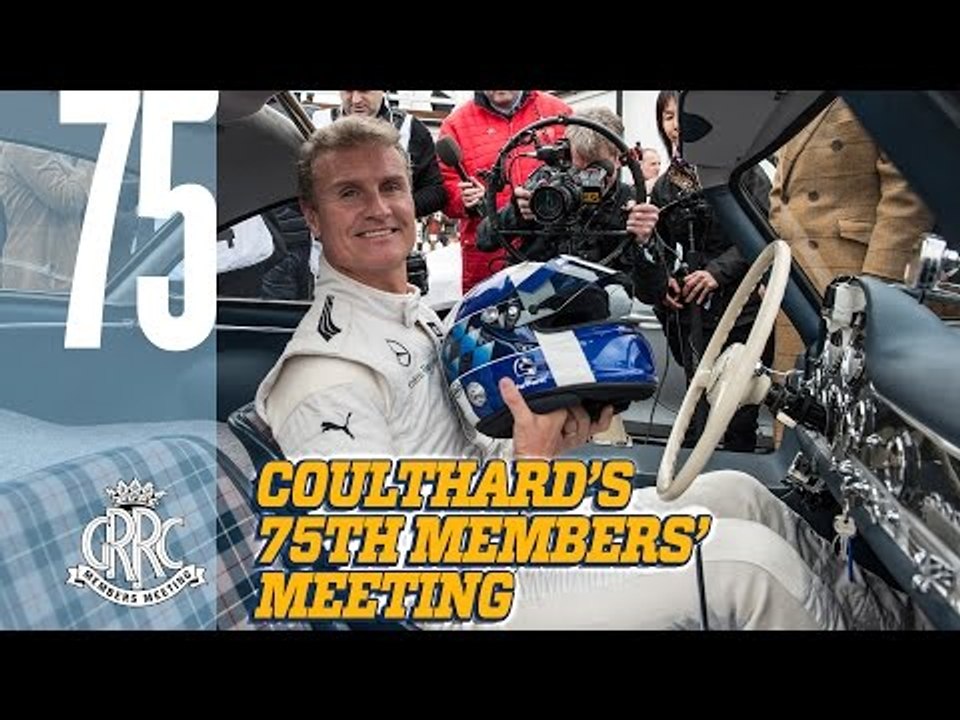 David Coulthard drives $1M Mercedes 300SL at 75MM