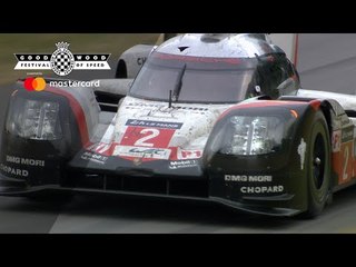 Le Mans winning Porsche 919 hybrid takes to Festival of Speed