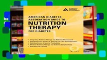 Best product  American Diabetes Association Guide to Nutrition Therapy for Diabetes