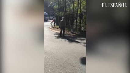 AGRESIÓN A UN CAMIONEIRO CONTRA DOUS CICLISTAS EN PONTEVEDRA.